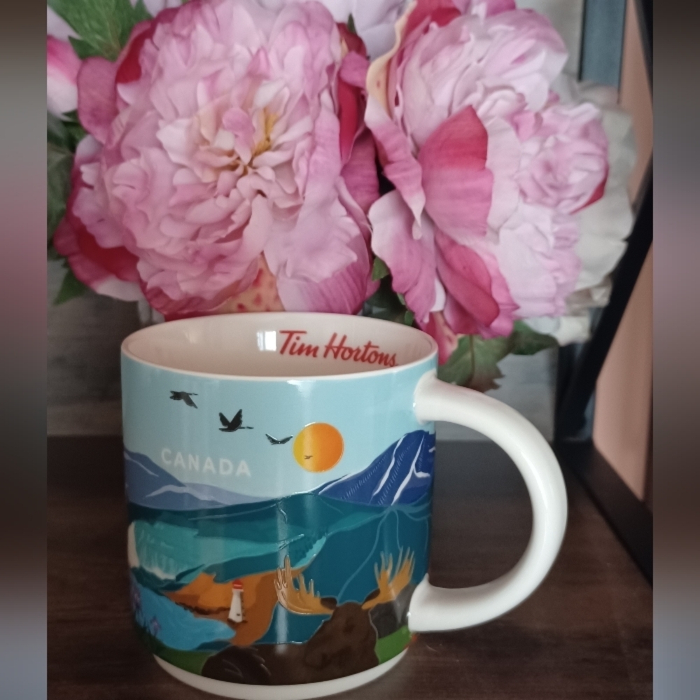 Tim Hortons 2025 Travel Collection Canada Coffee Tea Mug Cup